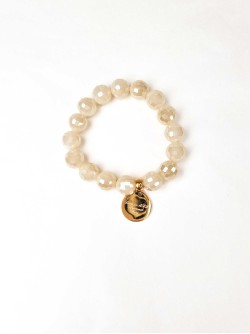 Kralen Armband Beige