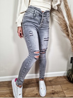 Amber Jeans Grijs