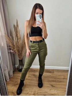 Jane Highweist Cargo Pants...